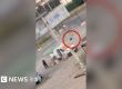 युक्रेन युद्ध में रूसी ड्रोन से तरकारी व्यापारी पर हमला, ड्रोन विस्फोट